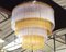 Large Italian Ceiling Light with Glass Rods and Pearl, 1980s, Image 5