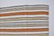 Mid-Century Modern Natural Striped Hemp Rug 7