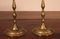 Small 18th Century Candlesticks in Bronze, Set of 2, Image 9