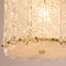 Lámpara colgante italiana de cristal de Murano con texturas de círculos, años 90, Imagen 9