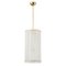 Lámpara de suspensión italiana de cristal de Murano, años 90, Imagen 1