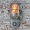 Vintage Industrial Grey Clear Glass Wall Lamp Scones by Industria Rotterdam 6