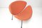 Fauteuils Slice F437 Orange Corail par Pierre Paulin pour Artifort, Set de 2 3