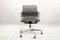 Mid-Century Black Leather Model EA 117 Swivel Chair by Charles & Ray Eames for Vitra 2