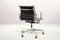 Mid-Century Black Leather Model EA 117 Swivel Chair by Charles & Ray Eames for Vitra 12