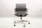 Mid-Century Black Leather Model EA 117 Swivel Chair by Charles & Ray Eames for Vitra, Image 2