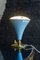 Italienische Mid-Century Tischlampe aus Metall & Glas von Gilardi & Barzaghi 6