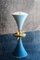 Mid-Century Italian Table Lamp in Metal and Glass by Gilardi & Barzaghi 2