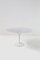 Mesa redonda de mármol blanco atribuida a Eero Saarinen, años 70, Imagen 8