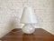 Lámpara de mesa vintage de cristal de Murano, años 70, Imagen 3