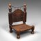 Burmese Carved Temple Chairs, 1850s, Set of 2 7