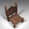 Burmesische geschnitzte Temple Chairs, 1850er, 2er Set 9