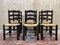 Brutalist Chairs in Beech and Straw, Set of 6, Image 4