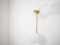 Unpolierte Stella Deckenlampe aus Messing & Opalglas von Design für Macha 3