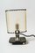 Lámpara de mesa de cromo, Viena, años 20, Imagen 4