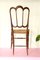 Italian Chiavarina Tre Archi Wooden Chair, Italy, 1940s 4