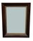 Antique Rosewood Portrait Wall Mirror with Decorative Gilt Inlay, 1800s, Image 1