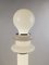 Lampadaire Space Age en Opaline Blanche par Carlo Nason, Italie, 1970s 5