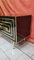 Vintage Dresser in Brass and Black Glass, 1970s 2