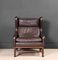 Danish Leather Wing-Back Armchair 7