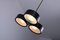 Small Black Ceiling Lamp by Bruno Gatta for Stilnovo, 1950s 2