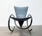 Postmodern Swiss Lisa Rocking Chair by Stefan Heiliger for Strässle, 1980s 4