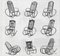 Rocking Chair Egg Art Nouveau par Josef Hoffmann pour Wittmann 15