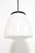 White Milk Glass Ceiling Lamp, 1960s 13