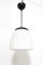 White Milk Glass Ceiling Lamp, 1960s 1