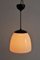 White Milk Glass Ceiling Lamp, 1960s 6