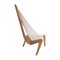 Chaise Harp en Corde et Frêne par Jørgen Høvelskov, Danemark, 1960s 2