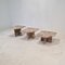 Italian Marble Coffee Tables, 1970s, Set of 3 4