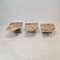Italian Marble Coffee Tables, 1970s, Set of 3, Image 8