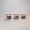 Italian Marble Coffee Tables, 1970s, Set of 3 2