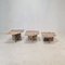 Italian Marble Coffee Tables, 1970s, Set of 3, Image 1