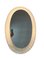 Oval Acrylic Alluminated Mirror from Hillebrand, 1970s 4