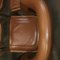 Leather and Wood Chairs from Baumann, Set of 6 3