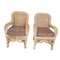 Vintage Cane and Wicker Chairs, Set of 2, Image 3