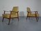 Vintage Danish Teak & Leather Lounge Chair 2