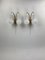 Brass and Opaline Wall Sconces, Austria, 1950s, Set of 2 5