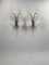 Brass and Opaline Wall Sconces, Austria, 1950s, Set of 2, Image 5