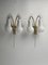 Brass and Opaline Wall Sconces, Austria, 1950s, Set of 2 14