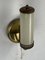 Art Deco Tubular Brass Wall Sconces, 1930s, Set of 2 15