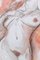 Hubertus Giebe, Desnudo con el brazo sobre la frente, Acuarela, Enmarcado, Imagen 3