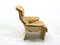 Mid-Century Leather Armchair, 1980s, Image 8