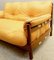 Mid-Century 2-Seat Lounge Sofa in Brazilian Leather & Jatoba Wood, 1970s, Image 6