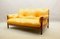 Mid-Century 2-Seat Lounge Sofa in Brazilian Leather & Jatoba Wood, 1970s 23