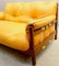 Mid-Century 2-Sitzer Lounge Sofa aus Brasilianischem Leder & Jatoba Holz, 1970er 30