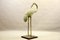 Hollywood Regency Brass Crane Sculpture, 1960s 17