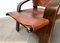 Mid-Century Brutalist Wood and Leather Safari Armchair, 1960s, Image 3